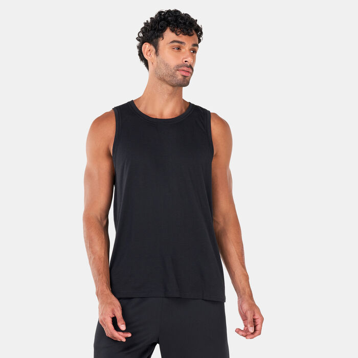 Nike Men's Dri-FIT Core Yoga Tank Top Black Nike Men's Dri-FIT Core Yoga Tank Top Black image number 0
