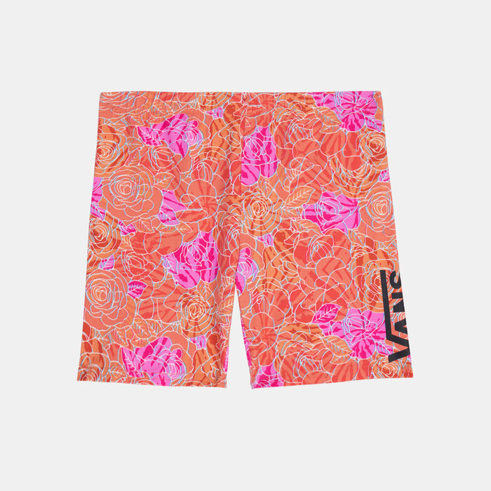 Vans Kids' Rose Camo Print Bike Shorts Pink Vans Kids' Rose Camo Print Bike Shorts Pink image number 0
