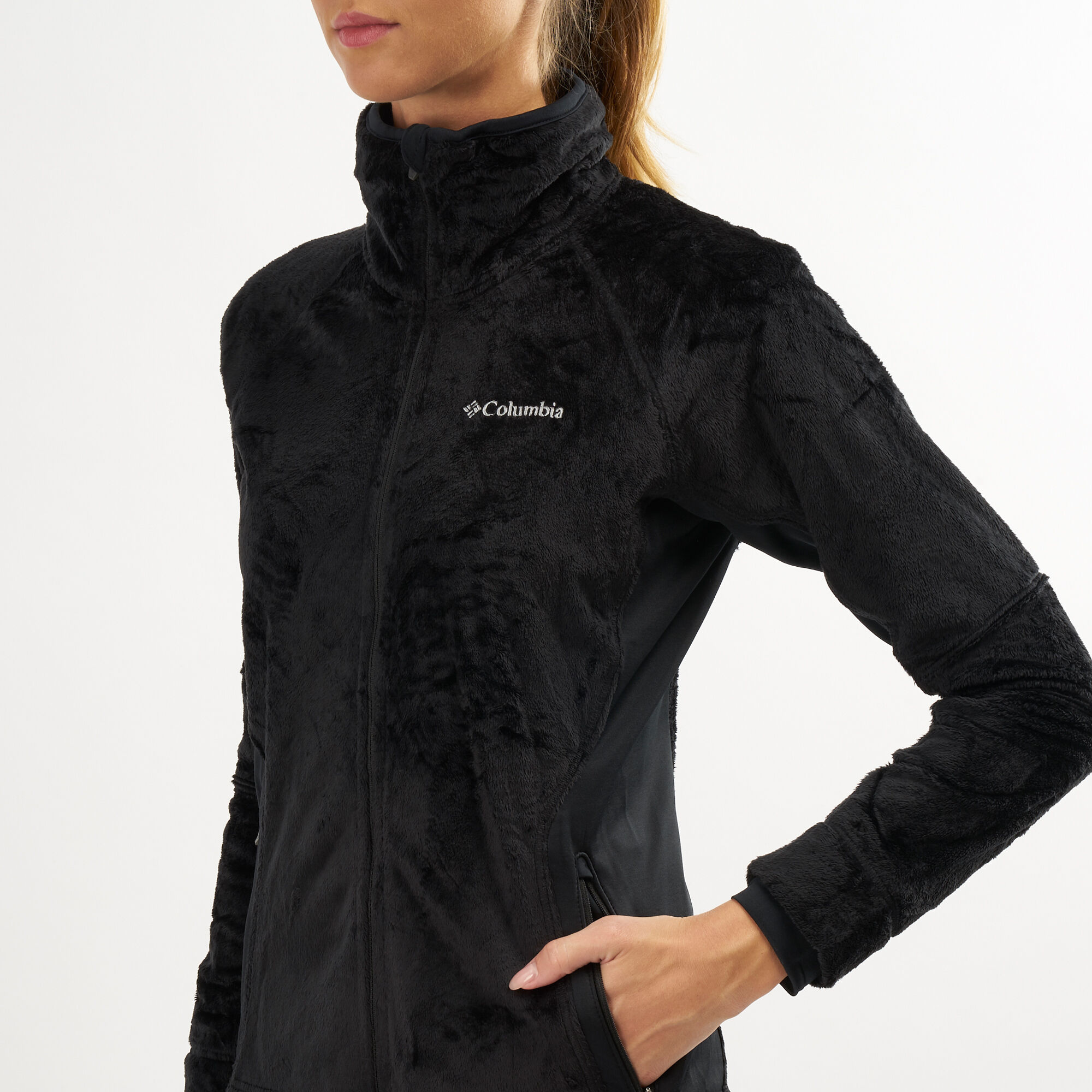 Columbia plush fleece jacket cheap