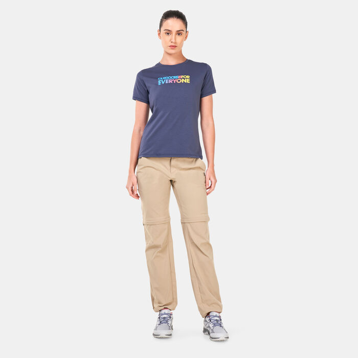 Columbia Women's Sun Trek Graphic T-Shirt Blue Columbia Women's Sun Trek Graphic T-Shirt Blue image number 2