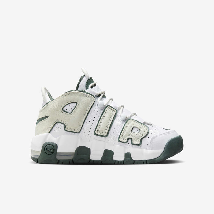 Nike Kids' Air More Uptempo Shoes White Nike Kids' Air More Uptempo Shoes White image number 2