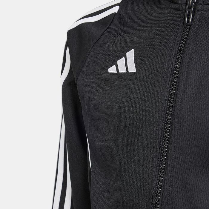 adidas Kids' Tiro 24 Training Football Jacket Black adidas Kids' Tiro 24 Training Football Jacket Black image number 2
