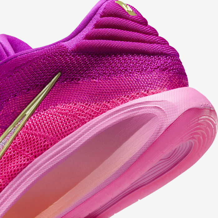 Nike Men's G.T. Hustle 3 Basketball Shoes Pink Nike Men's G.T. Hustle 3 Basketball Shoes Pink image number 7