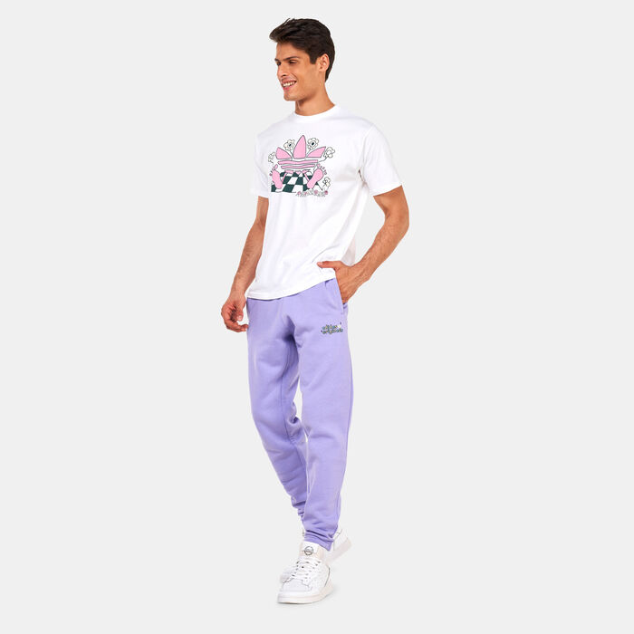 adidas Originals Men's Cartoon Trefoil T-Shirt White adidas Originals Men's Cartoon Trefoil T-Shirt White image number 2