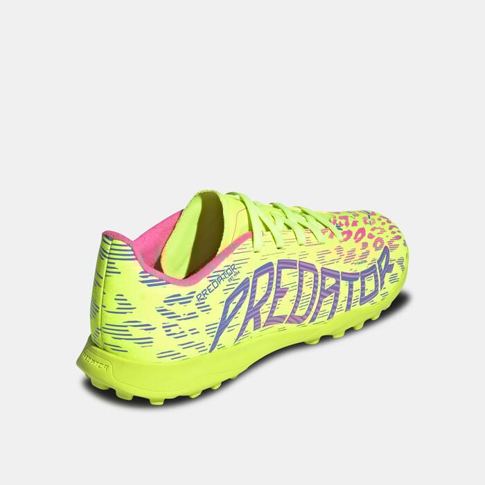 adidas Kids' Predator League Turf Ground Football Shoes Pink image number 2