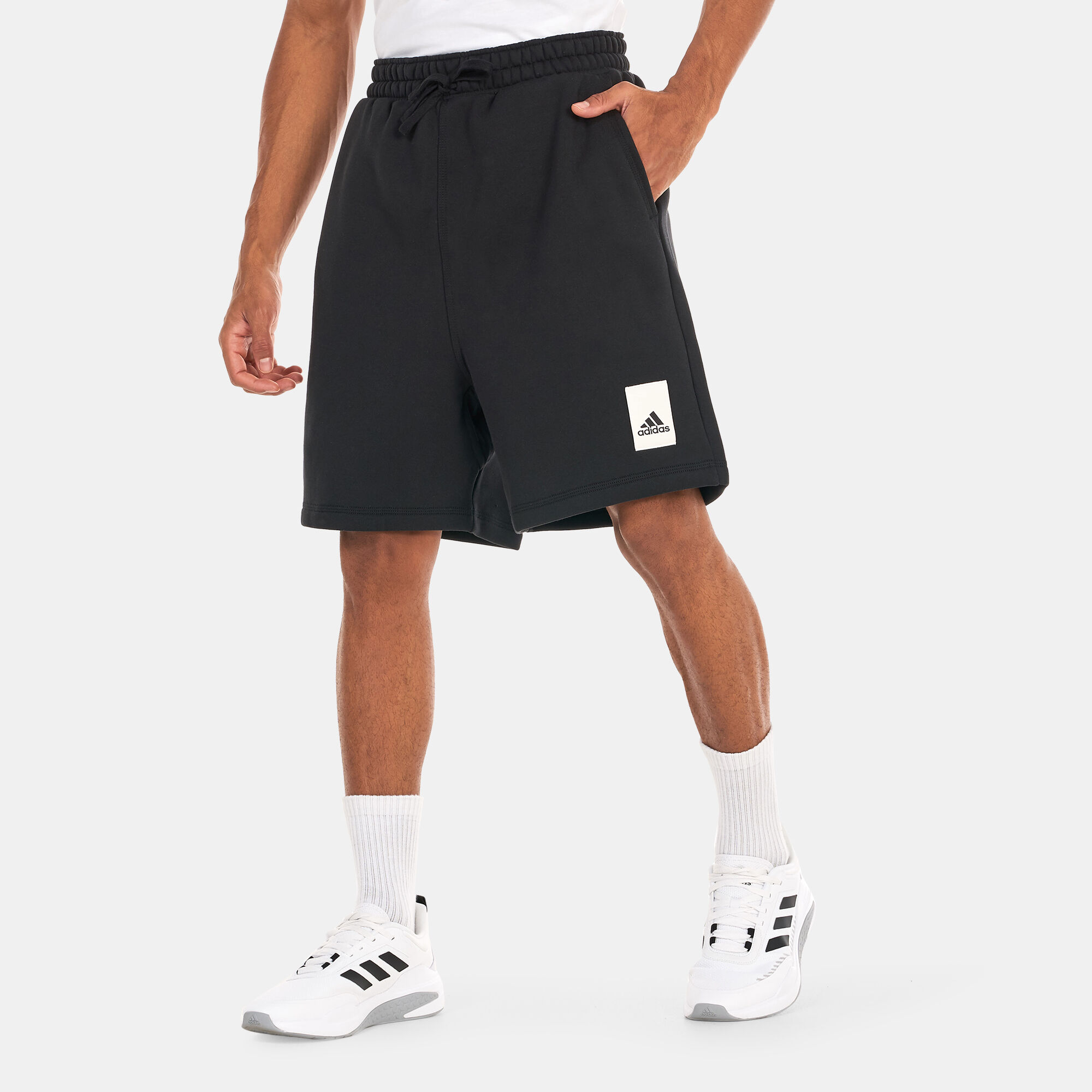 Adidas fleece shorts mens new arrivals