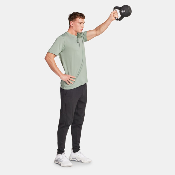 adidas Men's Climacool One Rep At A Time Training T-Shirt Green adidas Men's Climacool One Rep At A Time Training T-Shirt Green image number 2