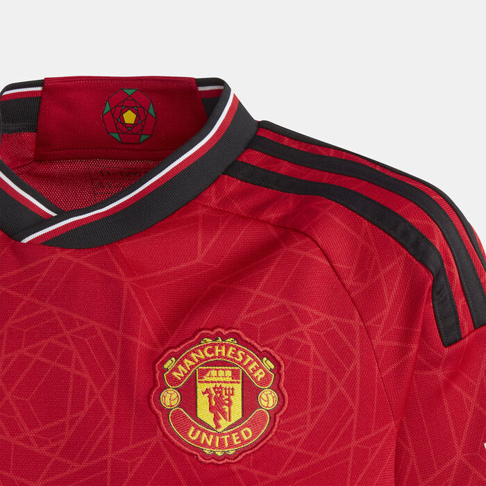 adidas Kids' Manchester United Home Jersey - 2023/24 Red adidas Kids' Manchester United Home Jersey - 2023/24 Red image number 3