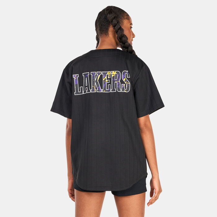 New Era LA Lakers Team Logo Jersey Black New Era LA Lakers Team Logo Jersey Black image number 3