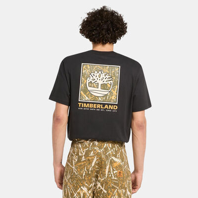 Timberland Men's Stack Camo T-Shirt Black