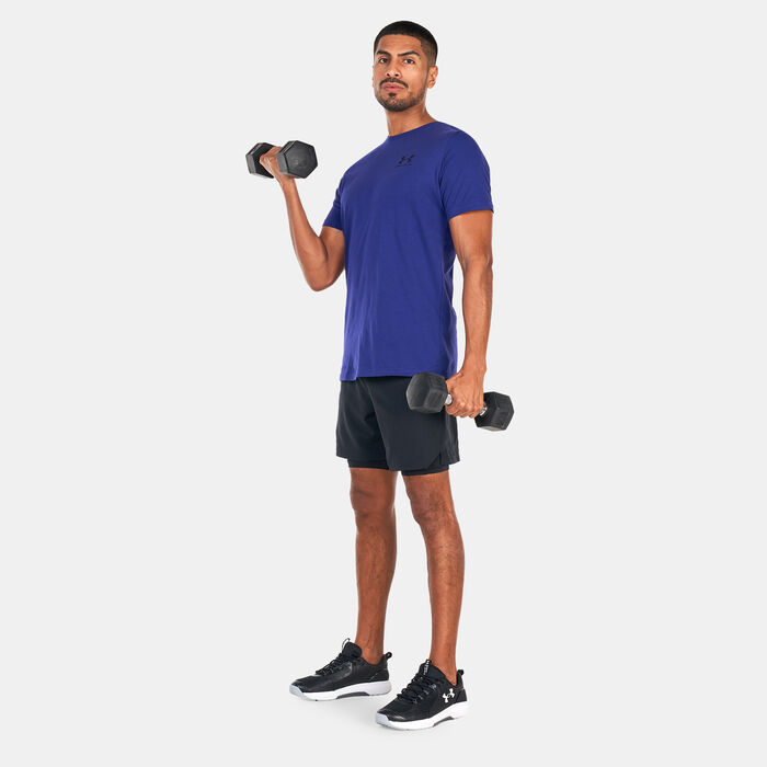 Under Armour Men's Sportstyle Left Chest Logo T-Shirt Blue Under Armour Men's Sportstyle Left Chest Logo T-Shirt Blue image number 2