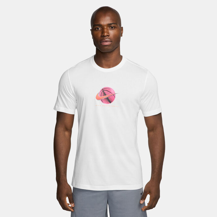 Nike Men's Dri-FIT Basketball T-Shirt White image number 0