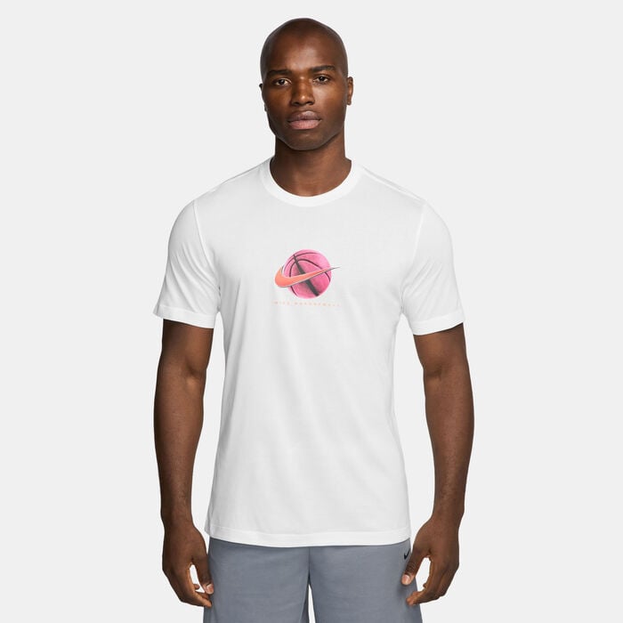 Nike Men's Dri-FIT Basketball T-Shirt White Nike Men's Dri-FIT Basketball T-Shirt White image number 0