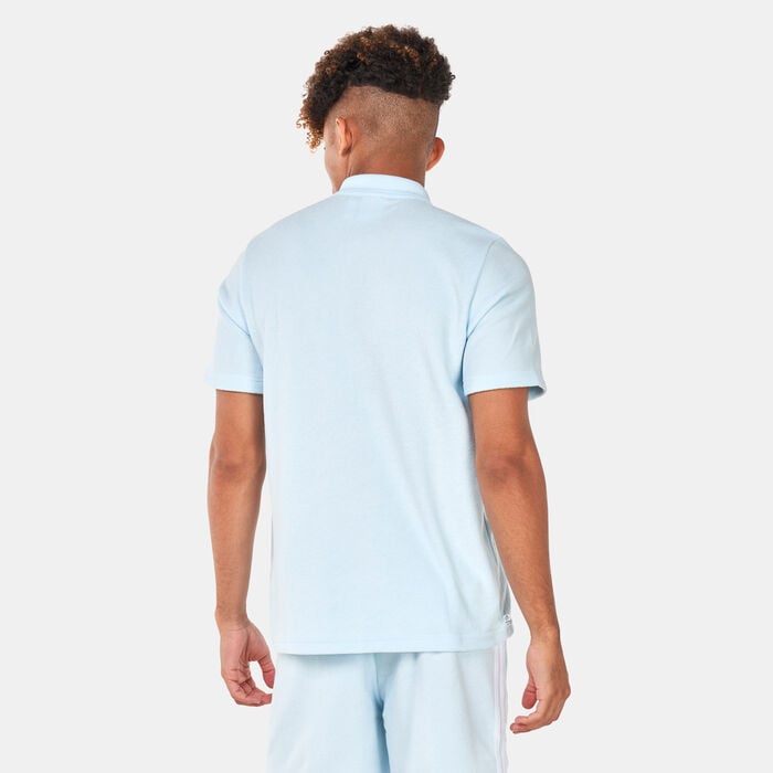 adidas Originals Men's Adicolor Classics Sports Polo Shirt Blue adidas Originals Men's Adicolor Classics Sports Polo Shirt Blue image number 1