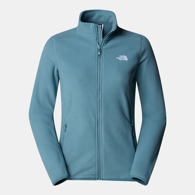 The North Face Women's 100 Glacier Fleece Hiking Jacket Blue The North Face Women's 100 Glacier Fleece Hiking Jacket Blue