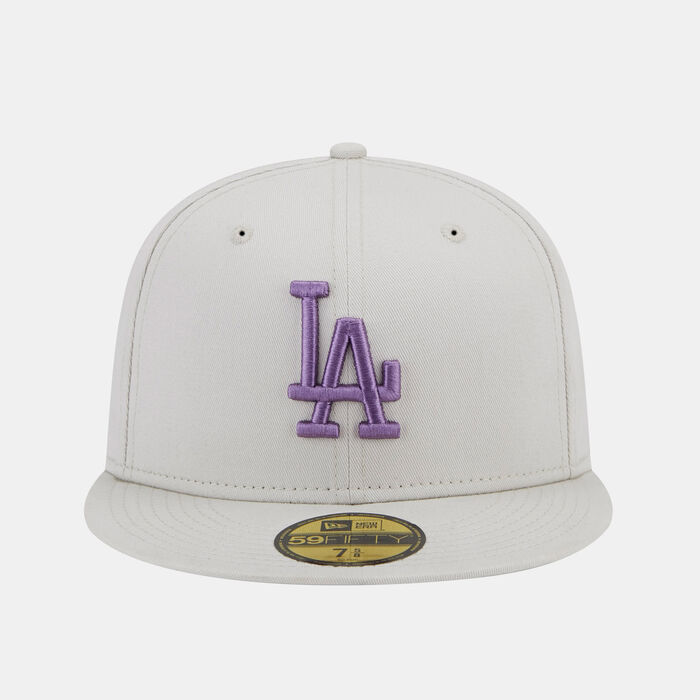 New Era Men's League Essentials 59FIFTY Los Angeles Dodgers Cap Beige New Era Men's League Essentials 59FIFTY Los Angeles Dodgers Cap Beige image number 0