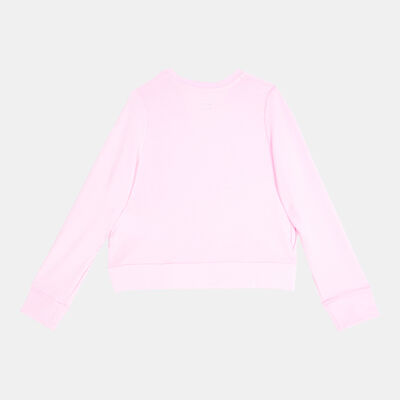 Under Armour Kids' UA Rival Terry Crew Sweatshirt Pink Under Armour Kids' UA Rival Terry Crew Sweatshirt Pink