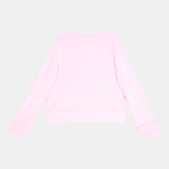 Under Armour Kids' UA Rival Terry Crew Sweatshirt Pink Under Armour Kids' UA Rival Terry Crew Sweatshirt Pink image number 1
