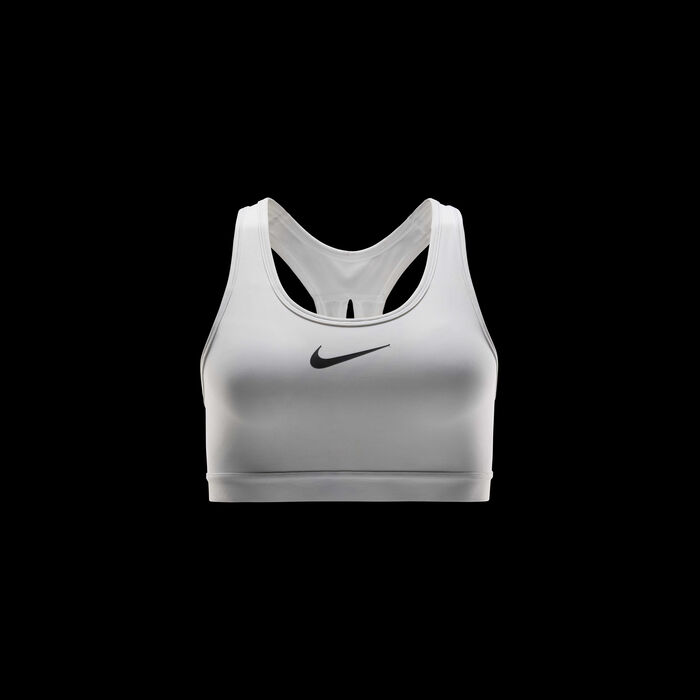Nike Women's Swoosh High Support Non-Padded Sports Bra White Nike Women's Swoosh High Support Non-Padded Sports Bra White image number 5