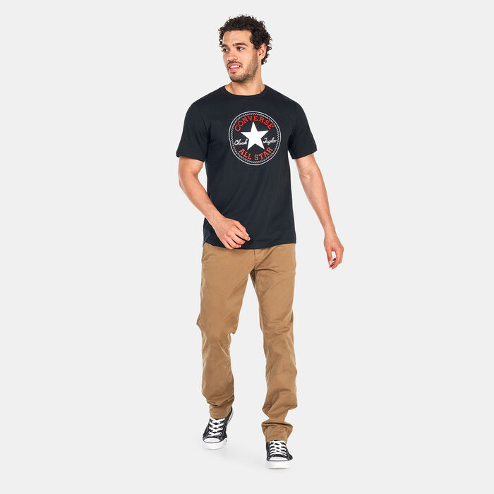 Converse Men's Go-To All Star Patch T-Shirt Black image number 2