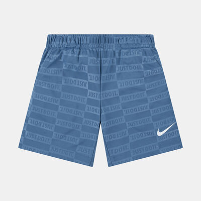 Nike Kids' Sportswear Dri-FIT Textured Club Shorts Grey