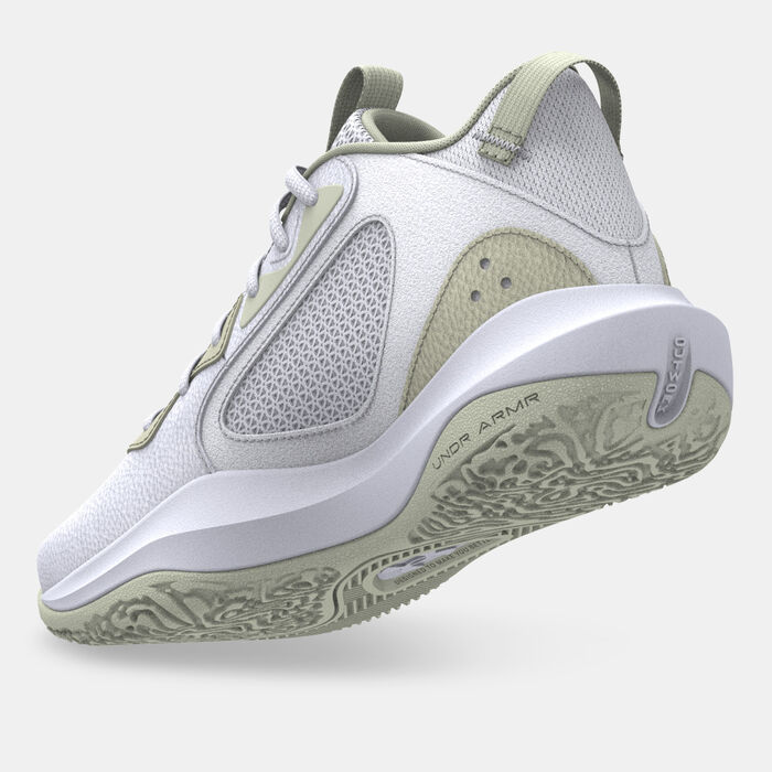 Under Armour Lockdown 6 Basketball Shoes White image number 2