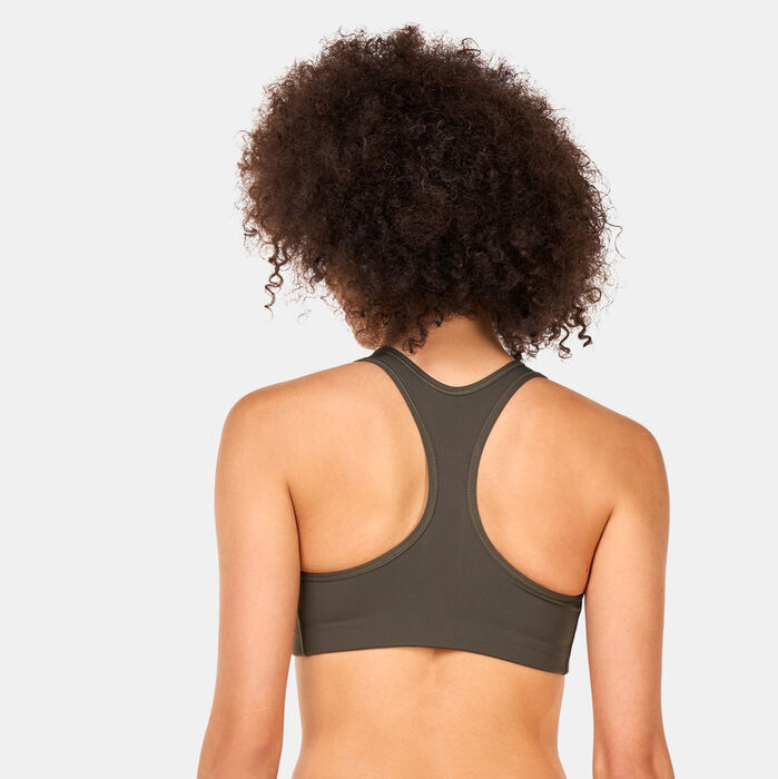 Nike Women's 1-Piece Pad Sports Bra Green Nike Women's 1-Piece Pad Sports Bra Green image number 1
