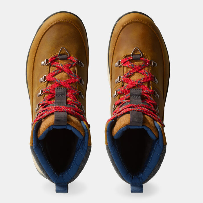 The North Face Men's Bergen Leather Waterproof Snow Boots Beige The North Face Men's Bergen Leather Waterproof Snow Boots Beige image number 4