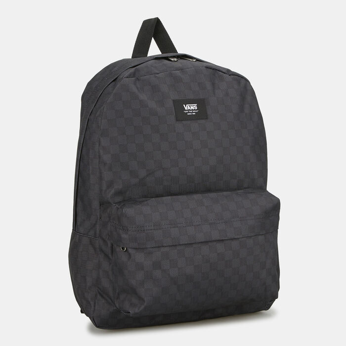 Vans Men's Old Skool Check Backpack Black Vans Men's Old Skool Check Backpack Black image number 2