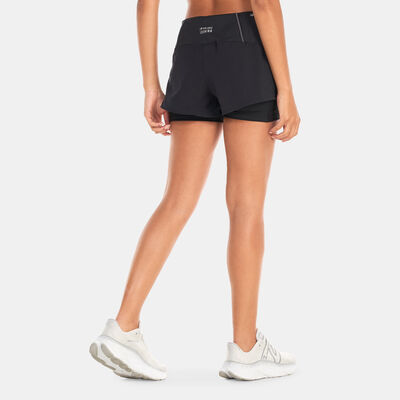 New Balance Women's Impact Run 2-in-1 Shorts Black New Balance Women's Impact Run 2-in-1 Shorts Black