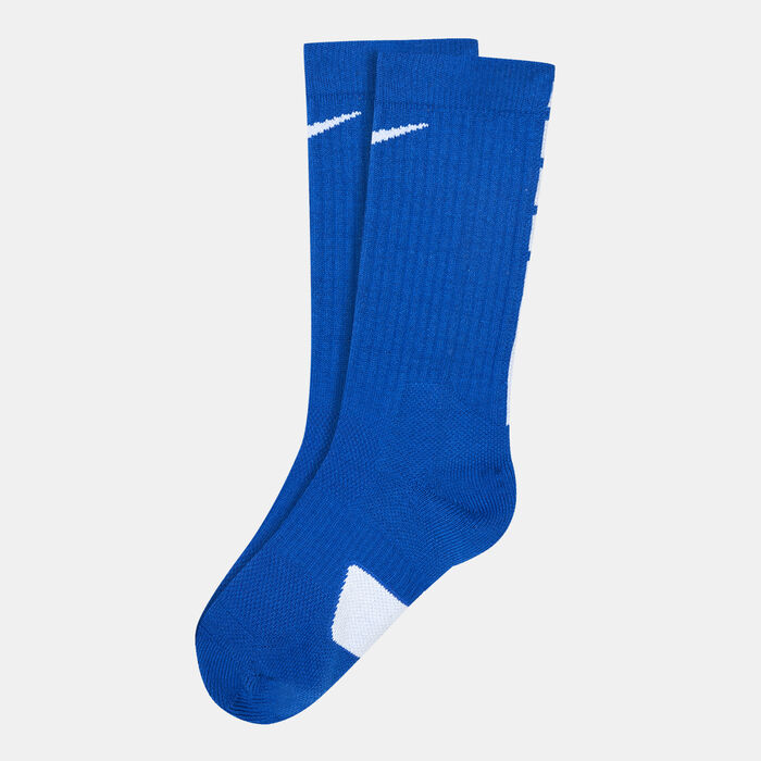 Nike Elite Crew Basketball Socks Blue Nike Elite Crew Basketball Socks Blue image number 1