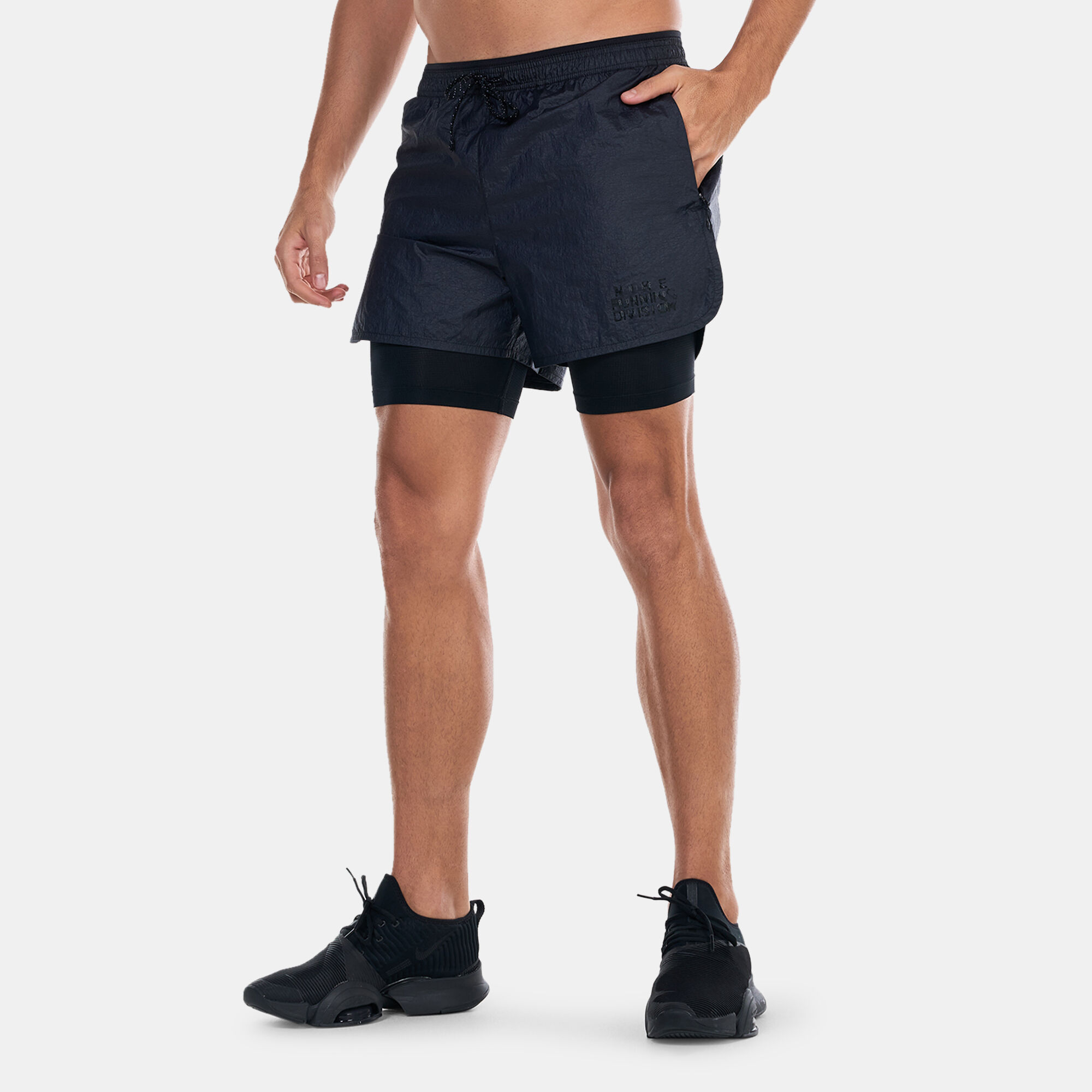 Nike mens running shorts 2 inch discount