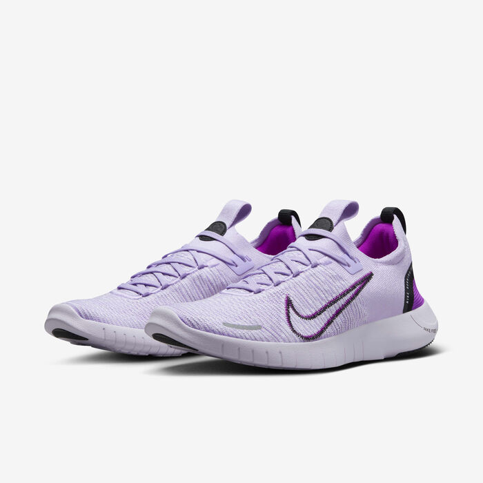 Nike Women's Free RN NN Road Running Shoes Purple Nike Women's Free RN NN Road Running Shoes Purple image number 5