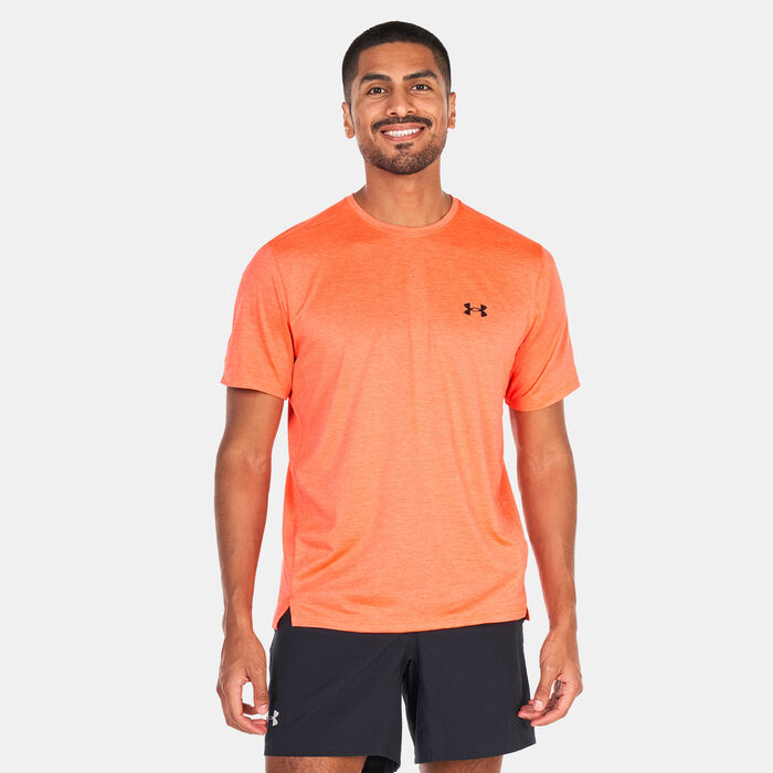 Under Armour Men's UA Tech Vent Training T-Shirt Orange Under Armour Men's UA Tech Vent Training T-Shirt Orange image number 0