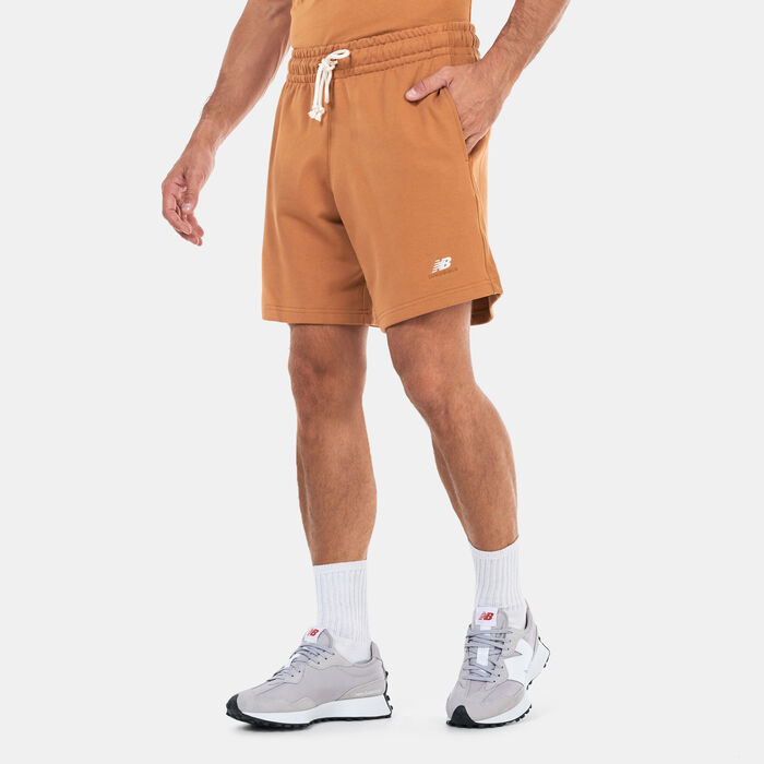 New Balance Men's Athletics Remastered Shorts Beige image number 0