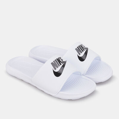 Nike Men's Victori One Slides White Nike Men's Victori One Slides White