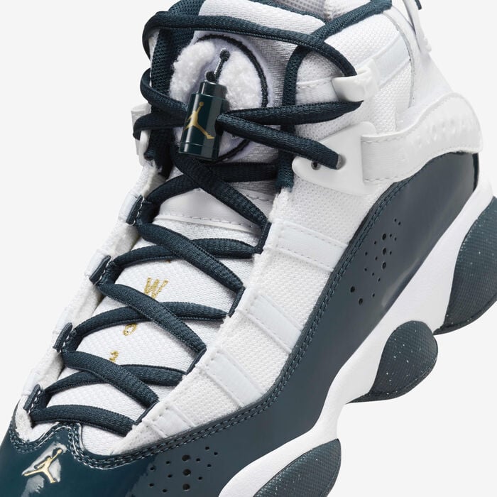 Jordan Kids' 6 Rings Shoes White Jordan Kids' 6 Rings Shoes White image number 6