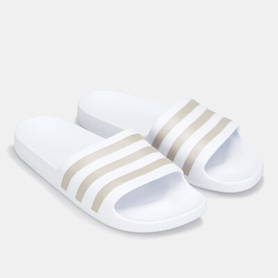 adidas Adilette Aqua Slides White adidas Adilette Aqua Slides White