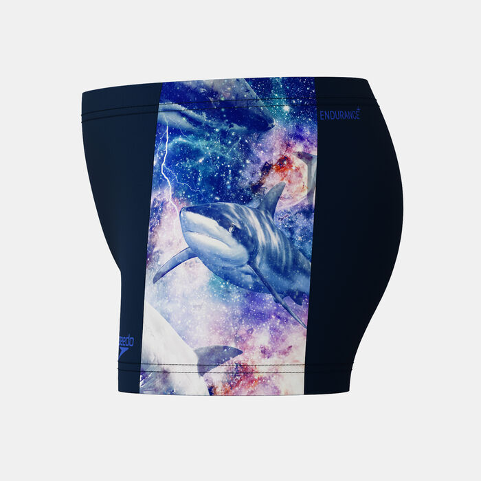 Speedo Kids' Digital Panel Swimming Shorts Black Speedo Kids' Digital Panel Swimming Shorts Black image number 3