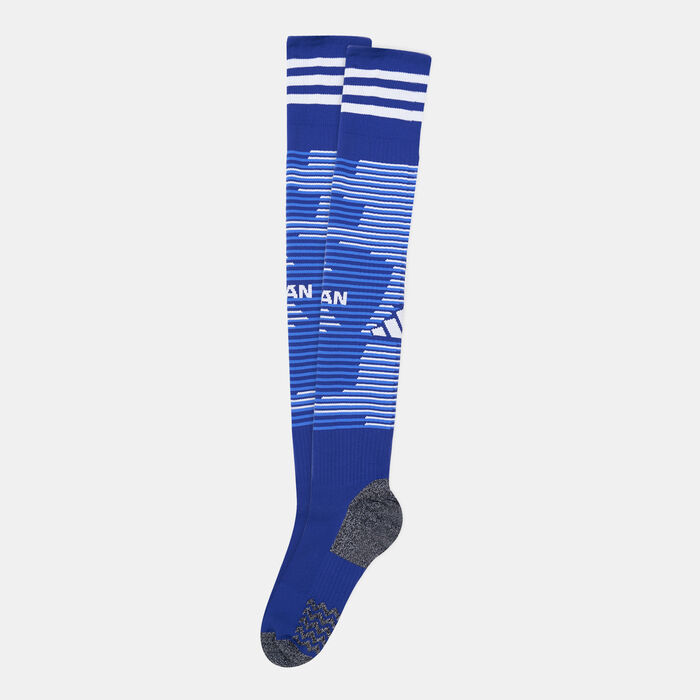adidas Men's Japan National Soccer Team Home Socks - 2022 Blue adidas Men's Japan National Soccer Team Home Socks - 2022 Blue image number 0