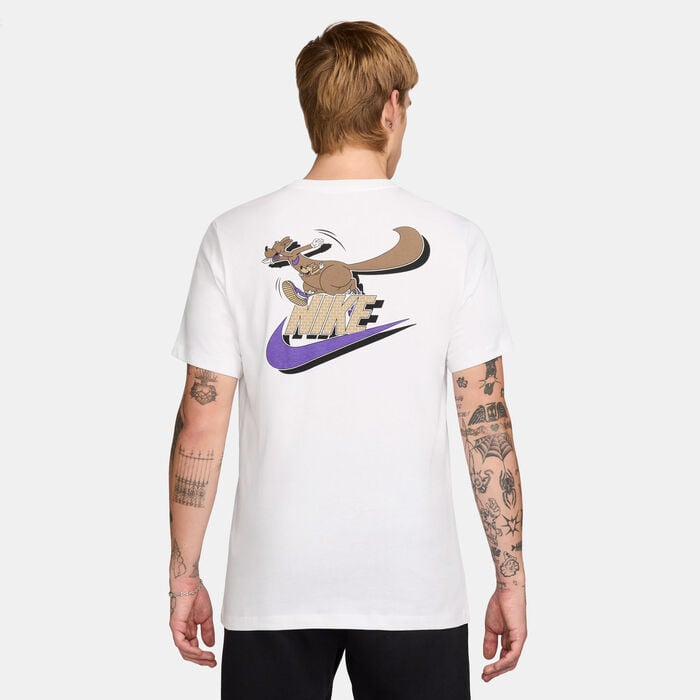 Nike Men's Sportswear Printed T-Shirt White Nike Men's Sportswear Printed T-Shirt White image number 1