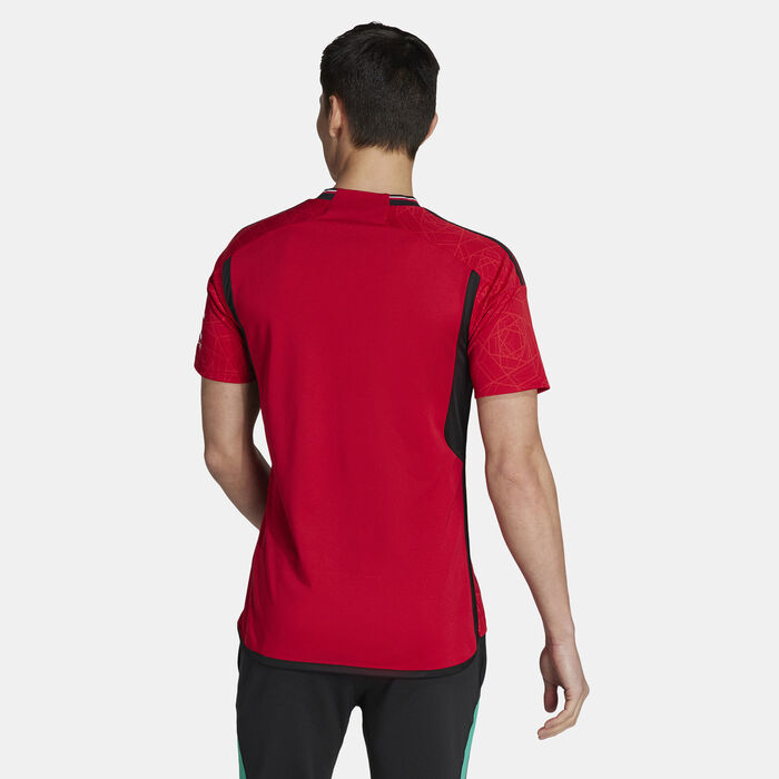 adidas Men's Manchester United Home Jersey - 2023/24 Red adidas Men's Manchester United Home Jersey - 2023/24 Red image number 1