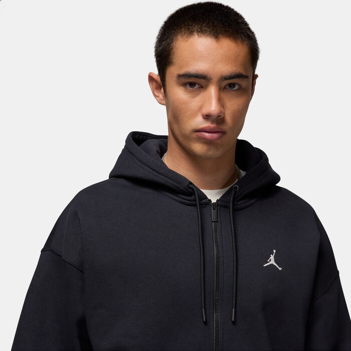 Jordan Men's Brooklyn Fleece Full-Zip Hoodie Black image number 3