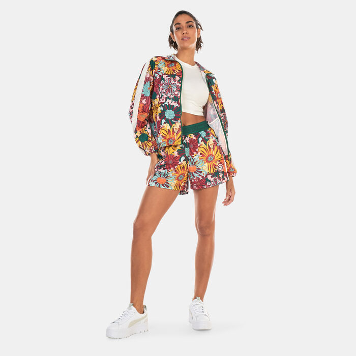 PUMA Women's x LIBERTY Allover Print Woven Jacket Multi-Color PUMA Women's x LIBERTY Allover Print Woven Jacket Multi-Color image number 2