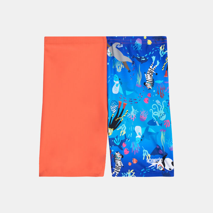 Speedo Kids' Digital Allover Swimming Jammers Blue Speedo Kids' Digital Allover Swimming Jammers Blue image number 0