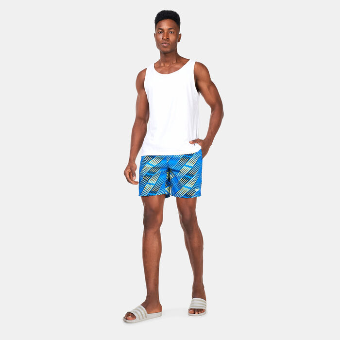 Speedo Men's Sport Allover 18-Inch Swimming Shorts Blue Speedo Men's Sport Allover 18-Inch Swimming Shorts Blue image number 2