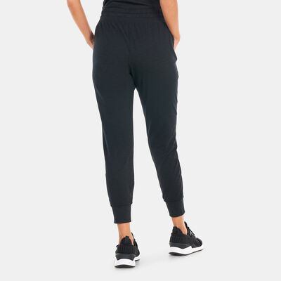 BEYOND YOGA Women's Heather Rib Street Joggers Black