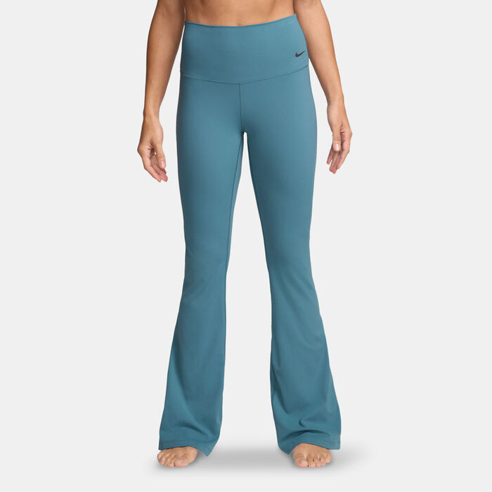 Nike Women's Zenvy Flared Leggings Green image number 0