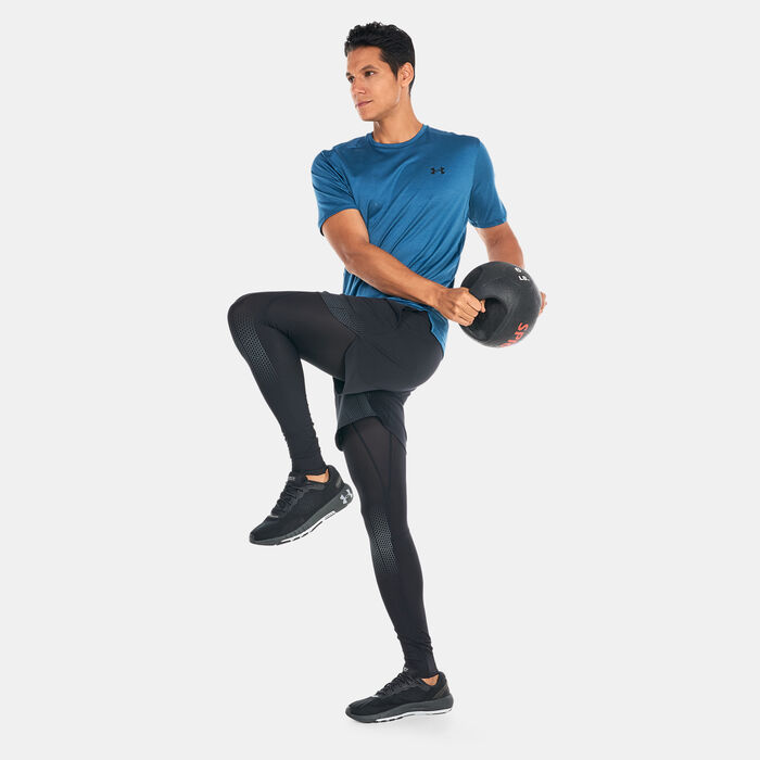 Under Armour Men's HeatGear® ArmourPrint Tights Black Under Armour Men's HeatGear® ArmourPrint Tights Black image number 2