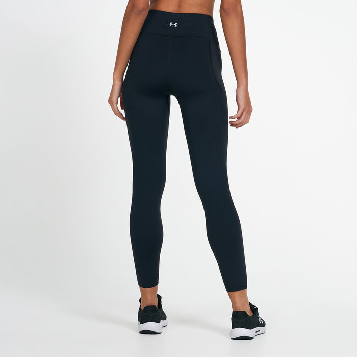 Under Armour Women's Meridian Ankle Leggings Black Under Armour Women's Meridian Ankle Leggings Black image number 1